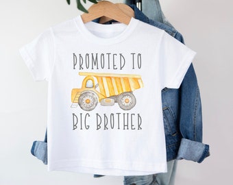 Big Brother T-Shirt, Big Brother Construction T-Shirt, Promoted To Big Brother, Pregnancy announcement, I'm Going To Be A Big Brother