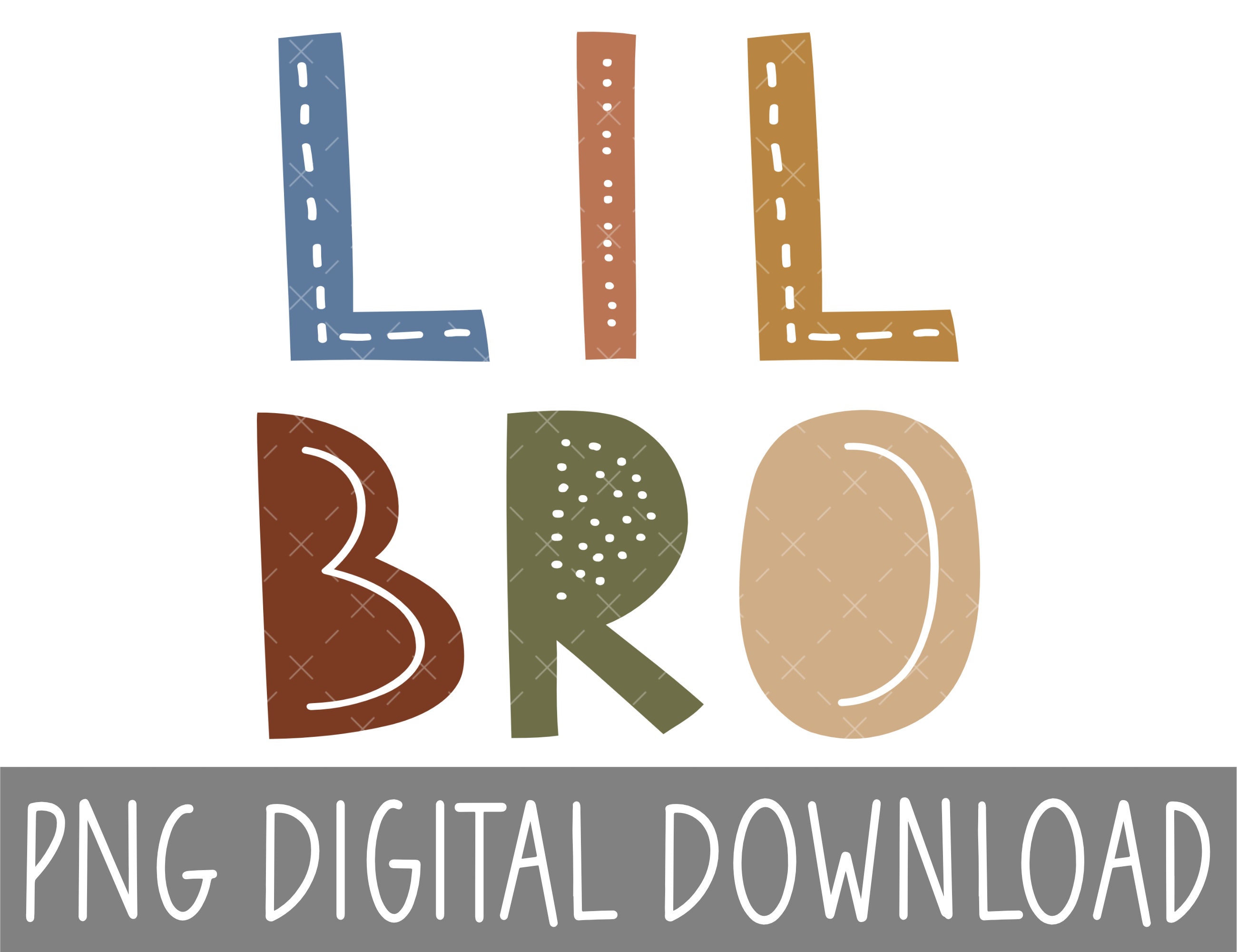 Little Lil Bro PNG Digital Download, Scandi boho Digital Download, Sublimation Designs Downloads, Sublimation Design, Kids T-shirt design
