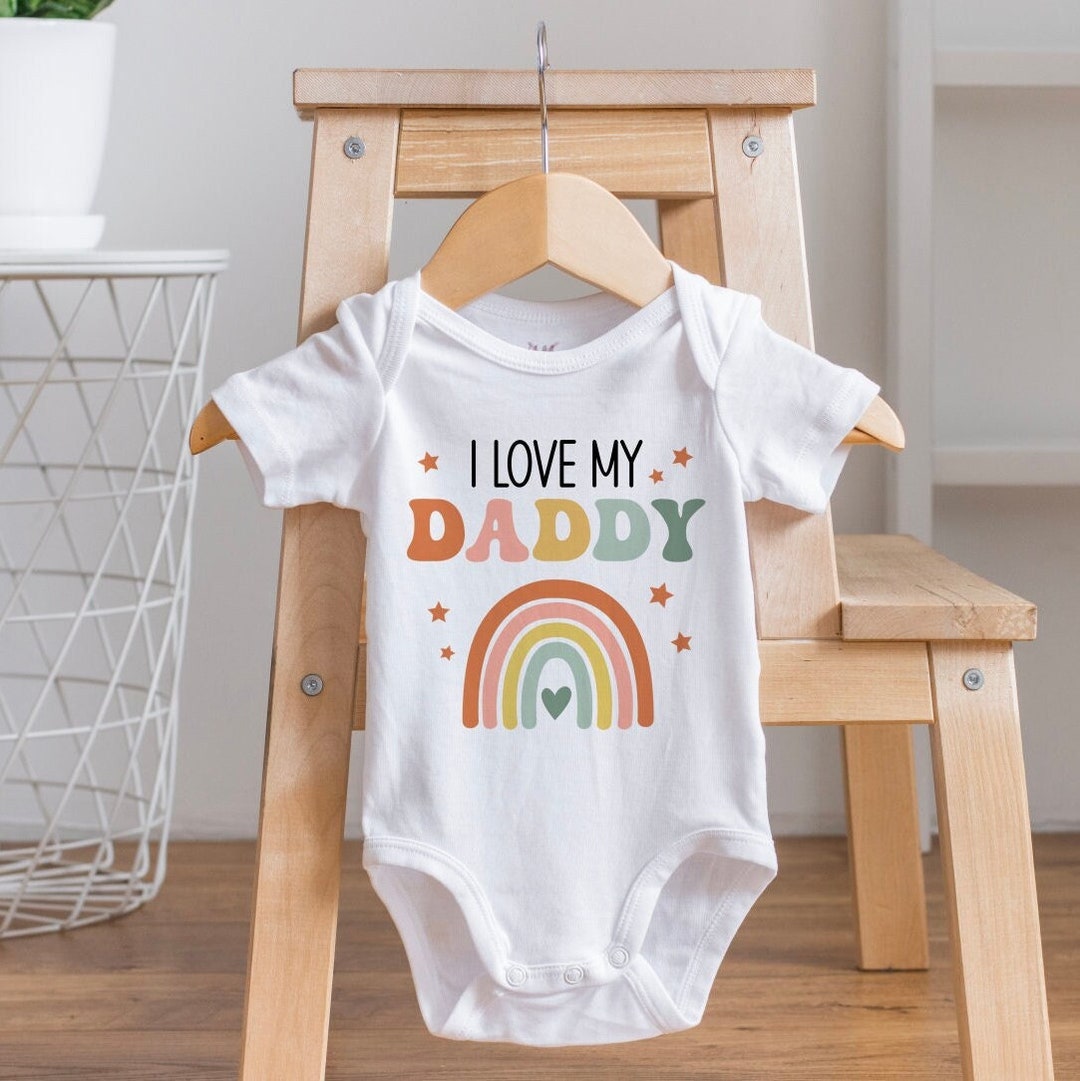 I love my daddy baby clothes hot sale