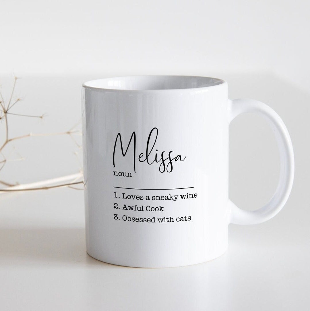 Personalised Name Definition Mug Personalised Coffee Mug Custom Mug 