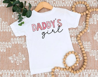 Daddy's Girl T-Shirt, Personalised T-Shirt, Fathers Day Gift, Fathers Day T-shirt, Daddys Girl, Toddler Girl T-shirt