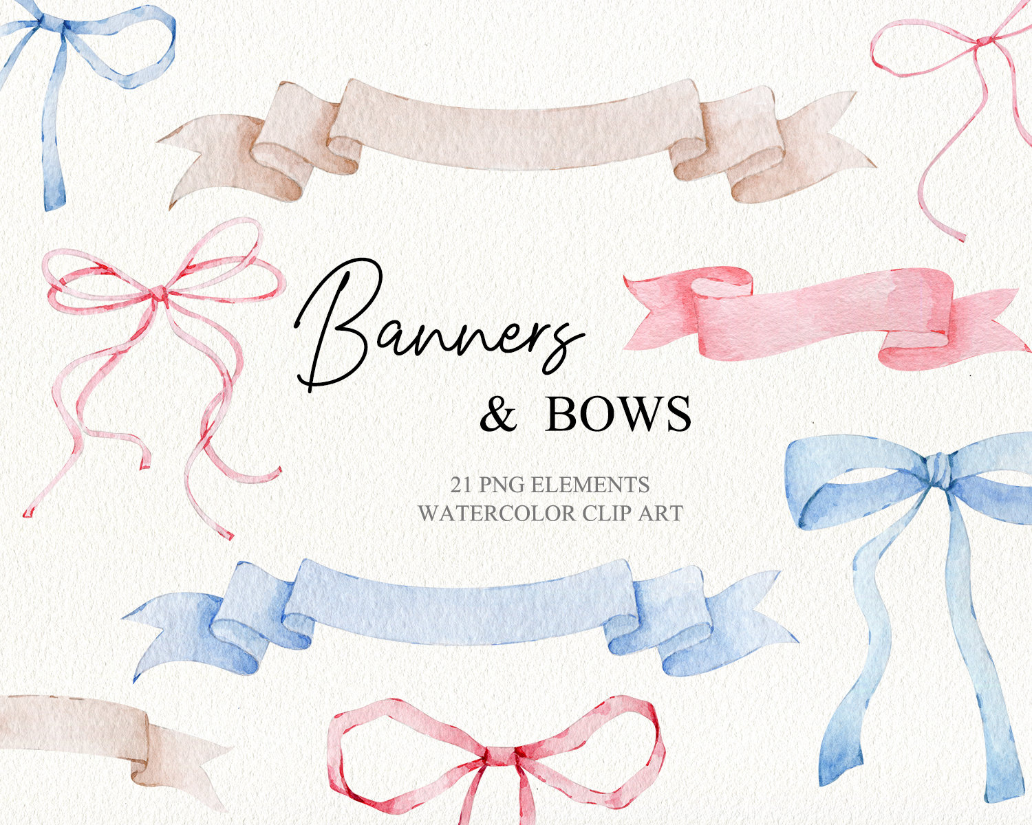 Watercolor Pastel Pink Bows Clipart PNG Pastel Ribbon Bow, Silk Bow, Bow  Frames Clipart, Girly Clipart, Cute Pink Bows commercial Use PNG 