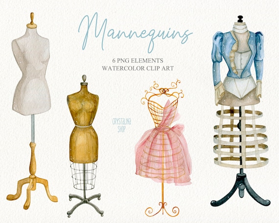 Dress form tailor sewing mannequin sketch Vector Image