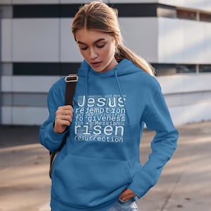 Jesus Has Risen Easter Resurrection Unisex Hoodie