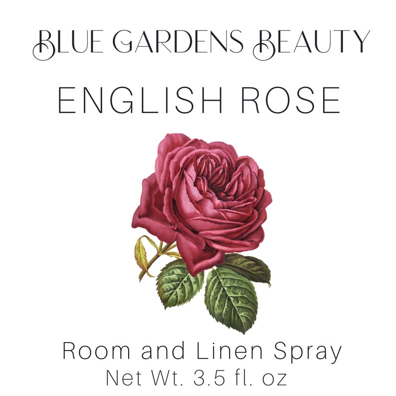 Room and Linen Sprays: 3.5 oz Home Fragrances English Rose