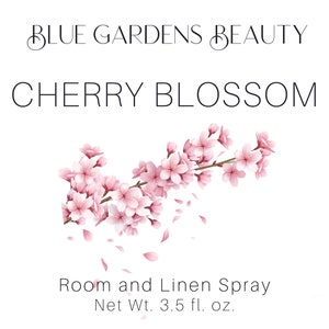 Room and Linen Sprays: 3.5 oz Home Fragrances Cherry Blossom