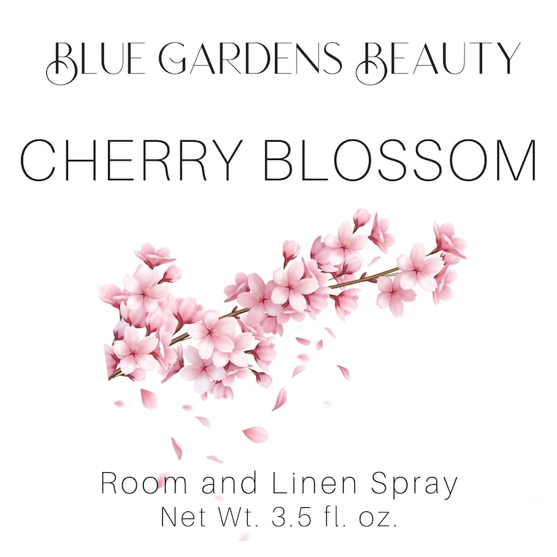 Room and Linen Sprays: 3.5 oz Home Fragrances Cherry Blossom