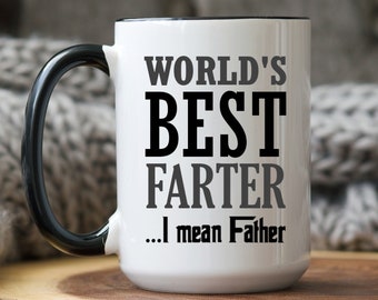 Funny Dad Mug - World's Farter, Father's Day Gift