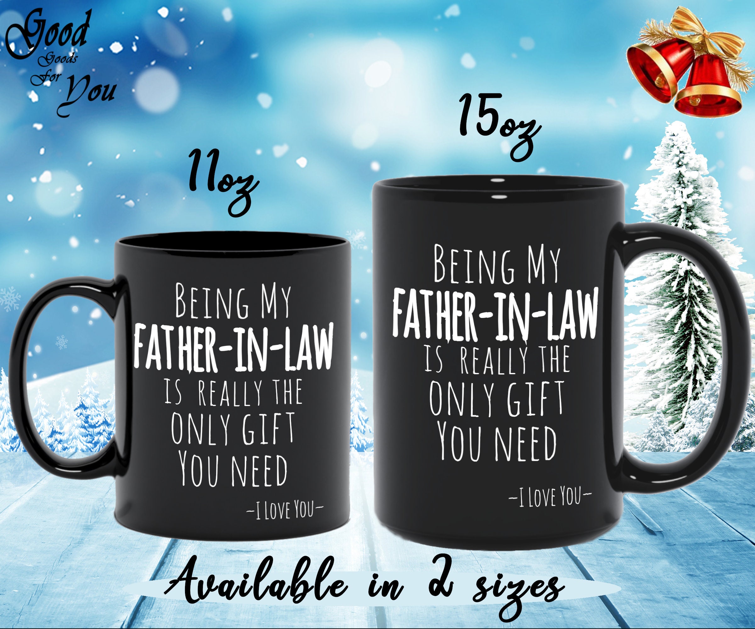 Father-in-law Gift for Xmas Funny Christmas mug for | Etsy