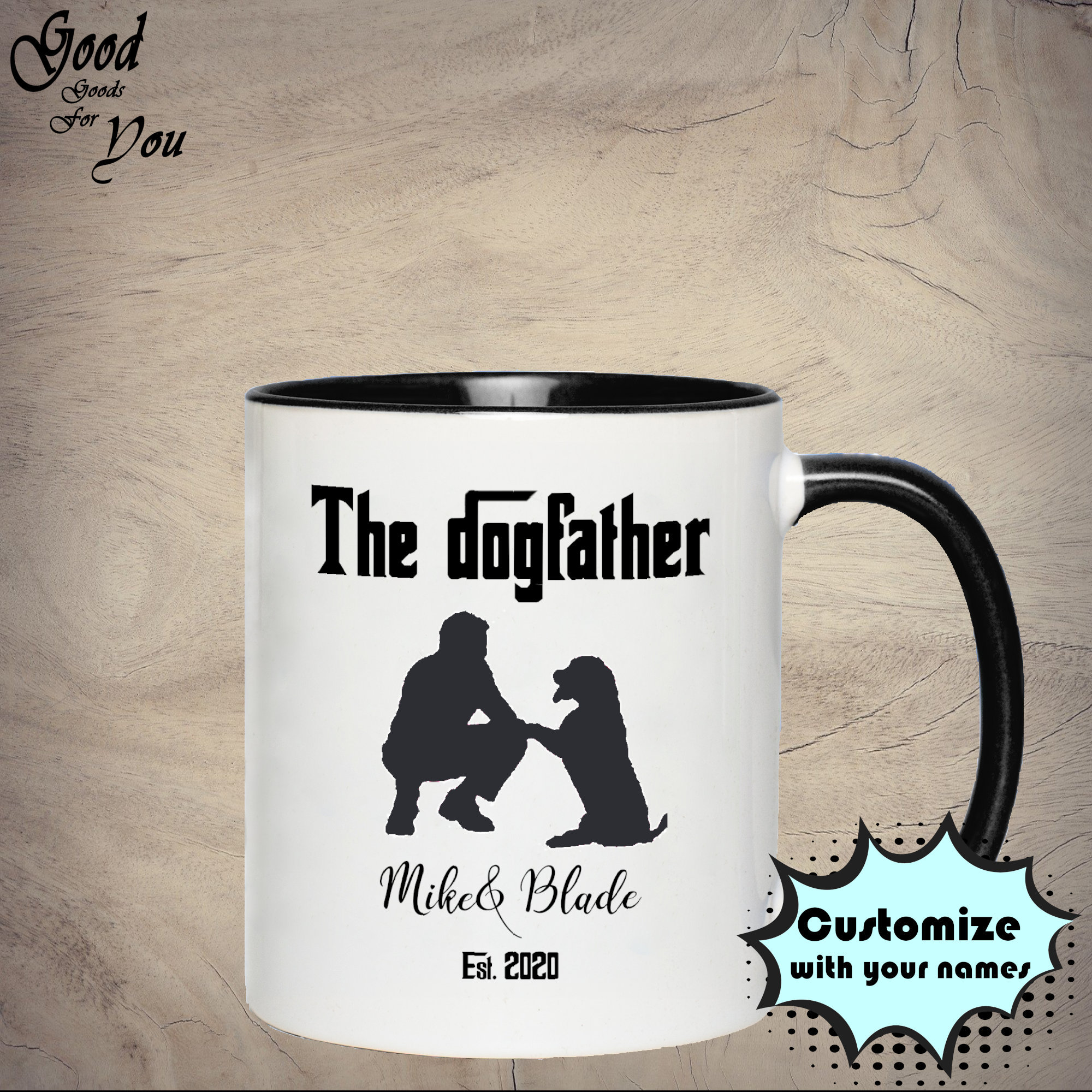 The dogfather clearance mug