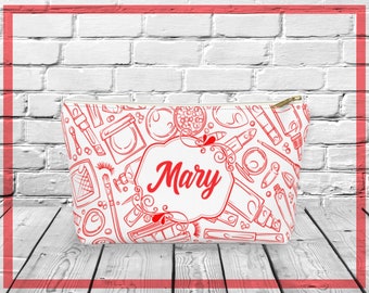 Personalized Makeup Bag, Personalized Gift For Mom, Gift for Mom, Cosmetic Bag, Toiletry Bag, Bag for Mother, Mother Birthday Gift