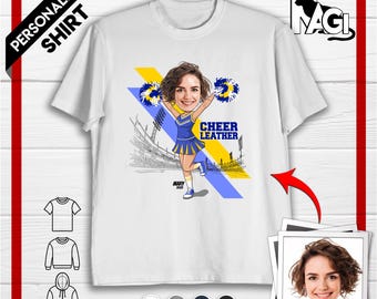 Custom Cheer Mom Shirt Personalized, Cheerleading Tee Dance Gymnastics Team Spirit
