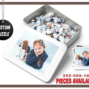 Personalized 30-120-252-500-1000 Piece Puzzle, Custom Photo Puzzle with Box, Custom Christmas Gifts, Custom Birthday Gift For Him/ Her