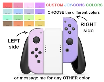 Solid Pastel Colors Nintendo Switch 2 Skin Custom Multi-color Gamers Joycons Sticker Pastel Pink Nintendo Decal Joy-Cons Controller Vinyl
