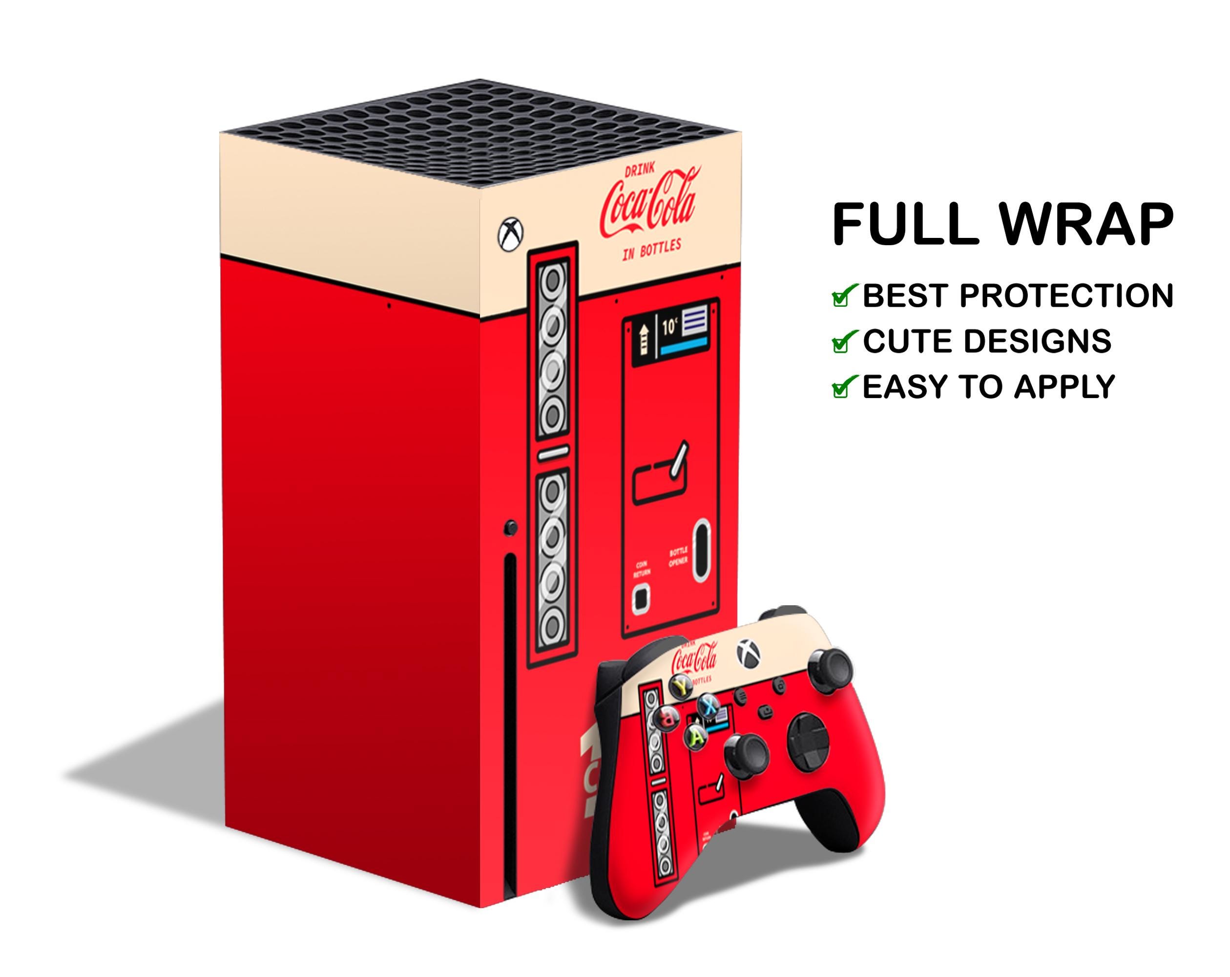 SHINODA　Xbox Series X Retro Drinks Vending Machine Xbox One X Skin Xbox One S Cola