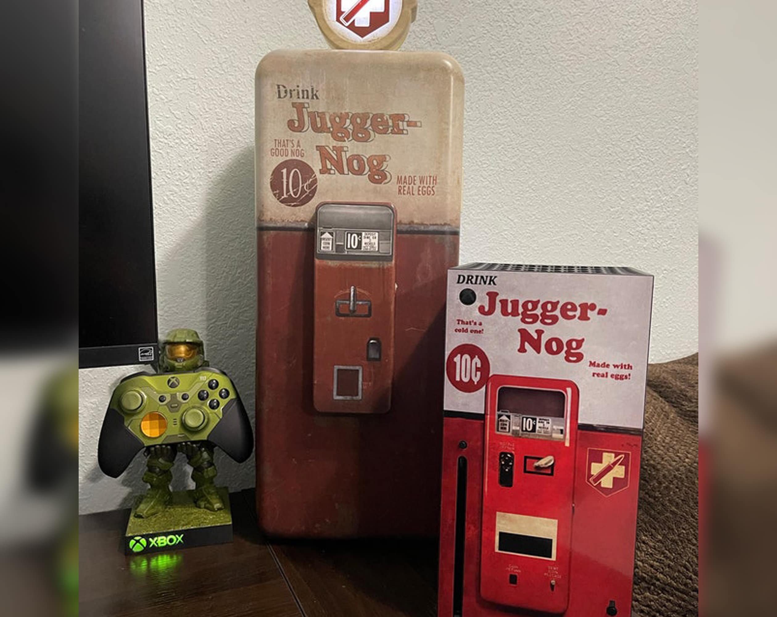 Juggernog Drinks Machine XBox One S Skin XBox One X Jugger-Nog