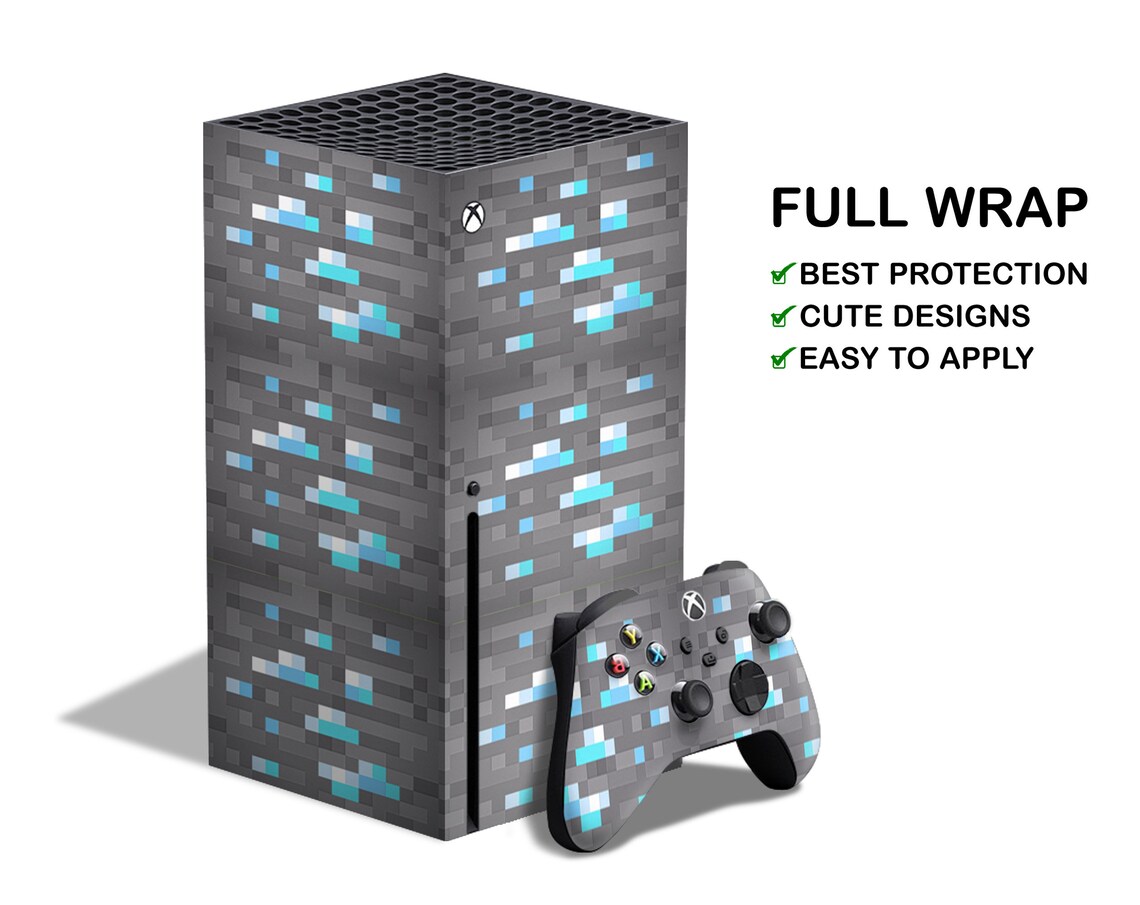 Diamond Ore Blocks Texture Xbox One X Skin Xbox One S Minecraft Pattern Skin Xbox 360 Xbox