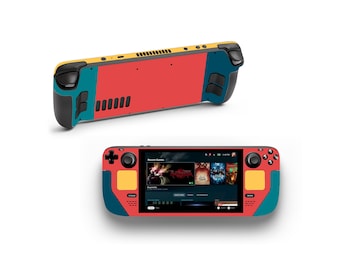 Bright Skins Steam Deck - Custom Decals Protective Vinyl Wrap for Front and Back - ThumbGrips - Decals for Steam Deck