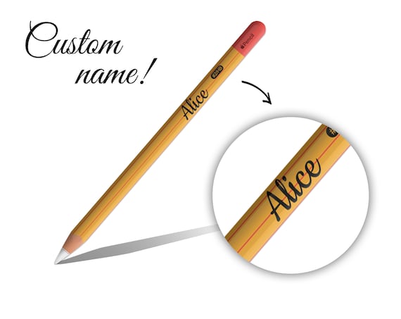 Simple Apple Pencil 1st / 2nd / Pro / USB-C Beige Custom Name