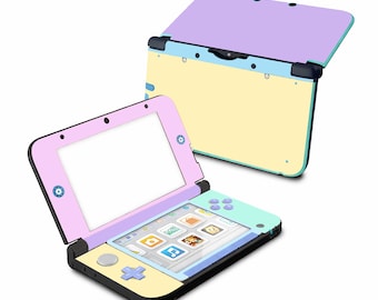 Nintendo 3DS XL Colores pastel sólidos Nintendo 3DS Skins Personalizados multicolor Jugadores Nintendo New 3DS XL Pegatinas Rosa pastel Nintendo 3DS