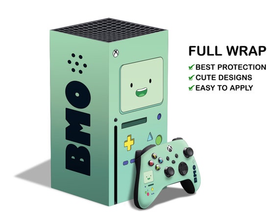 Adventure Time Beemo BMO Xbox One X Skin Xbox One S Beemo BMO Pattern Skin Xbox  360 Xbox Series S Xbox Series X Vinyl Skin Console Decal 