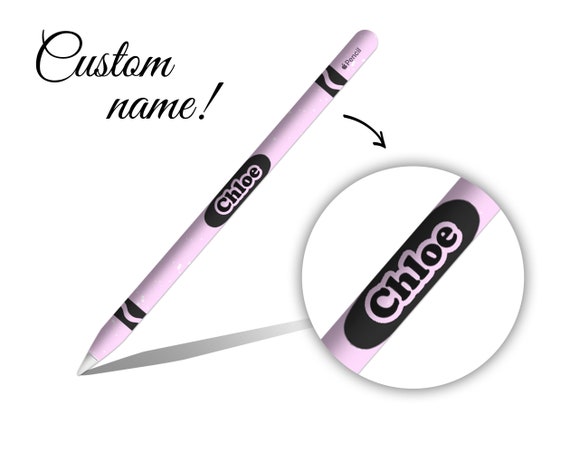 Custom Name Apple Pencil 1st/2nd Gen, Pro, USB-C Skin, Rose Pink