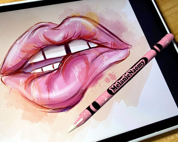 Custom Name Apple Pencil 1st/2nd Gen, Pro, USB-C Skin, Rose Pink