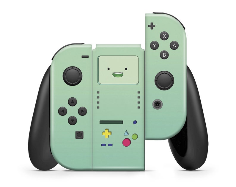 Adventure Time Beemo BMO Nintendo Switch 2 Vinyl Skin Green Solid ...