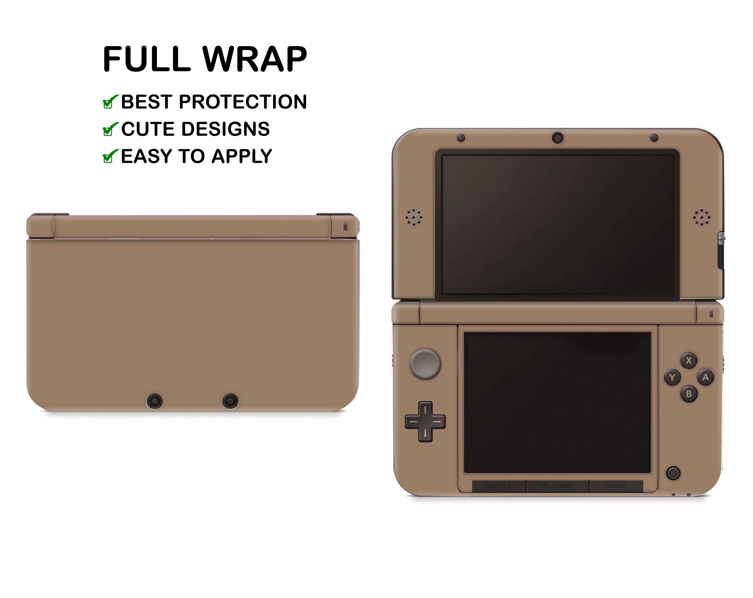 mode stå kun Solid Pastel Colors Nintendo 3DS XL Skin Custom Multi-color - Etsy