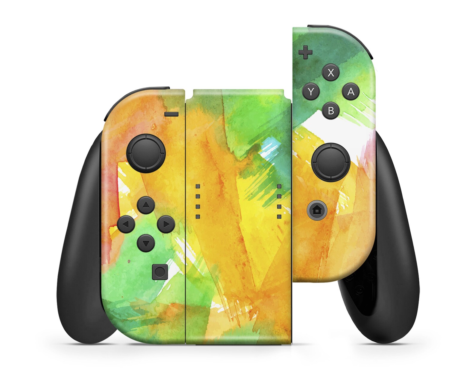 Acrylic Painting Nintendo Switch Vinyl Sticker Colorful Liquid Etsy