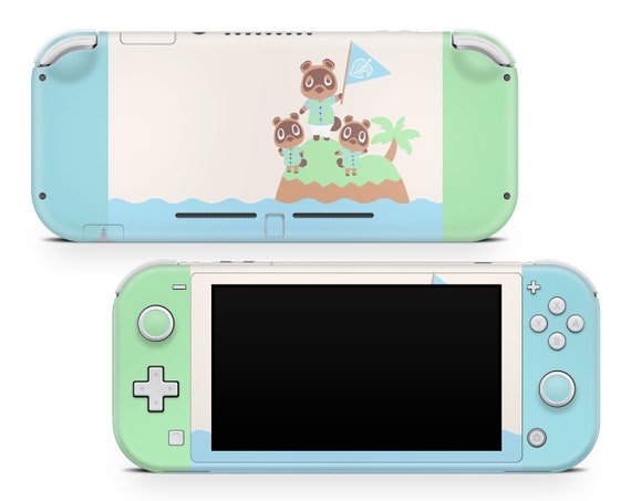 Nintendo Switch Lite Console Skin Decal Sticker Aqua Soft Pink