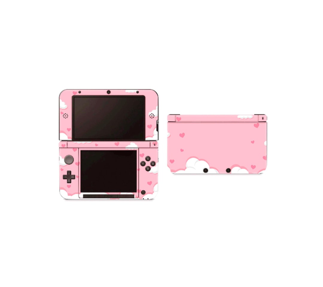 Sweet Pink Cloud Pattern Nintendo 3DS XL Vinyl Skin Liquid Acrylic