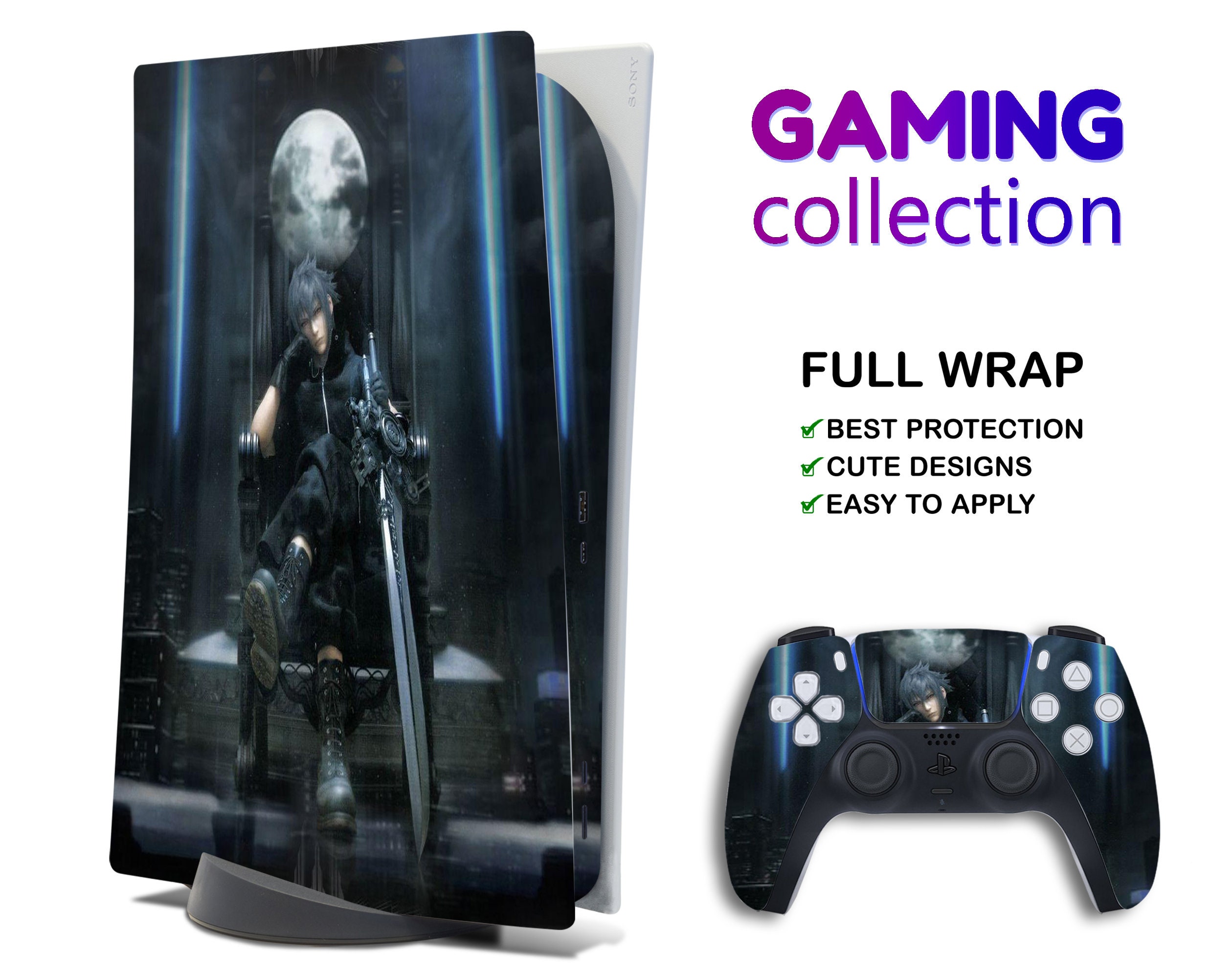 Final Fantasy Japan PS5 Vinyl Skin PS4 Pro Videogames Skin PS5 Etsy