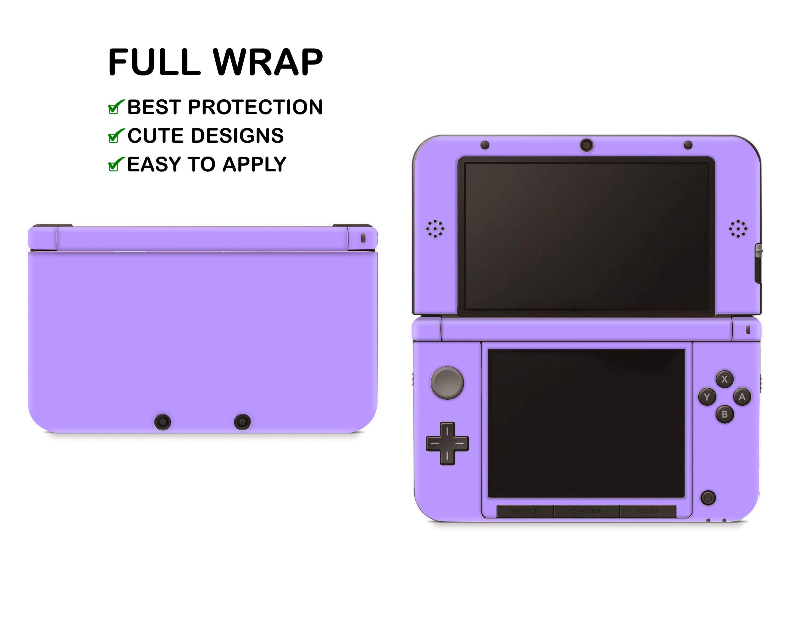 mode stå kun Solid Pastel Colors Nintendo 3DS XL Skin Custom Multi-color - Etsy