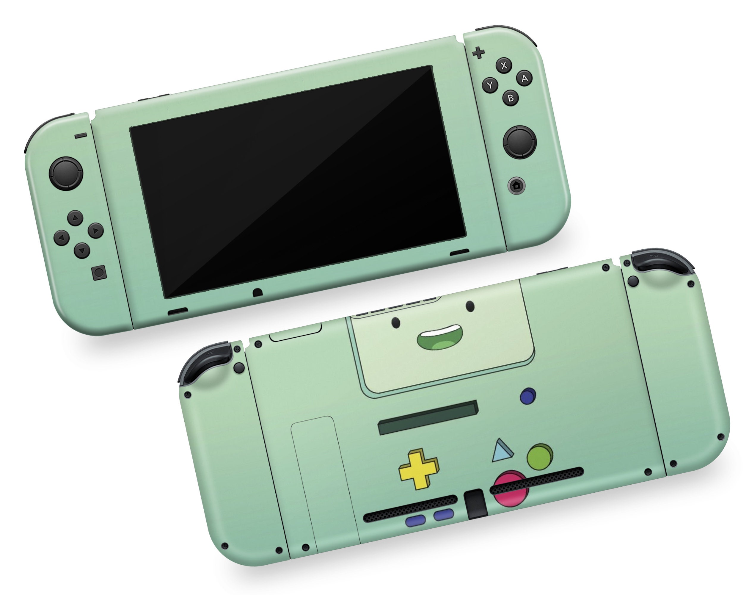 Adventure Time Beemo BMO Nintendo Switch 2 Vinyl Skin Green Solid ...