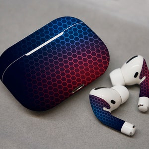 AirPods Gen 1, 2, 3 Abstract Gradient Low Poly Colorful Skin AirPod Earphones Marble Sticker Vinyl Wrap AirPods Pro Gen 1,2 Vinyl Cover