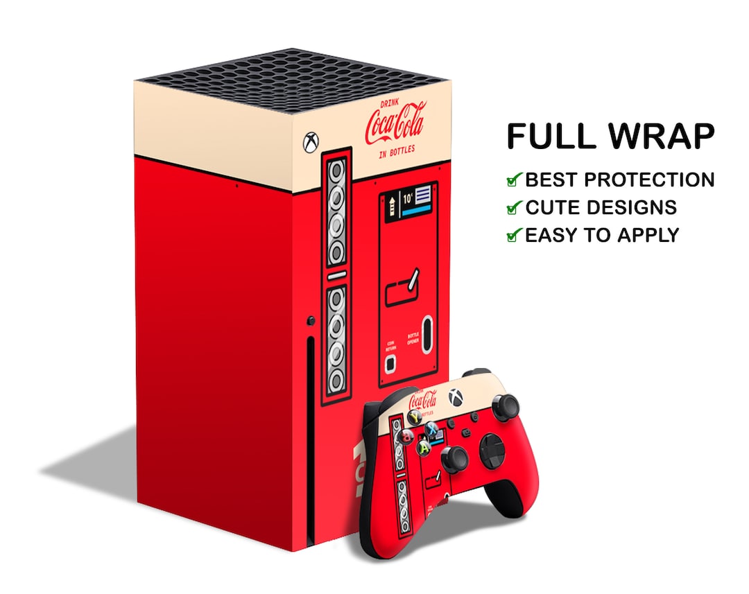 Retro Drinks Vending Machine Xbox One X Skin Xbox One S Cola