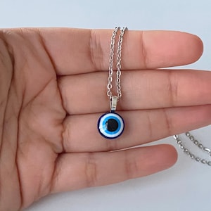 Evil eye Necklace, Turkish Greek evil eye, protection jewellery, nazar boncuk, unisex necklace, all seeing eye, boho gift, summer jewellery