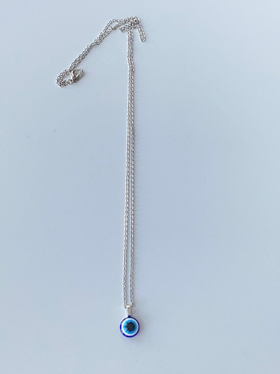 Collana Con Occhio Greco Antistress Ciondolo Malocchio (Nazar) E