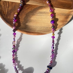Purple Evil Eye Necklace, Turkish Greek evil eye, protection, nazar boncuk, women necklace, unisex necklace, protection jewellery, gift