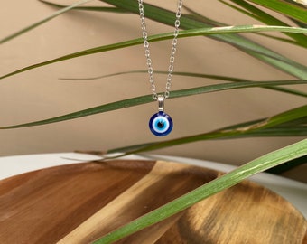 Evil Eye Necklace, Turkish Greek evil eye, protection, nazar boncuk, women necklace, unisex necklace, protection jewellery, boho gift