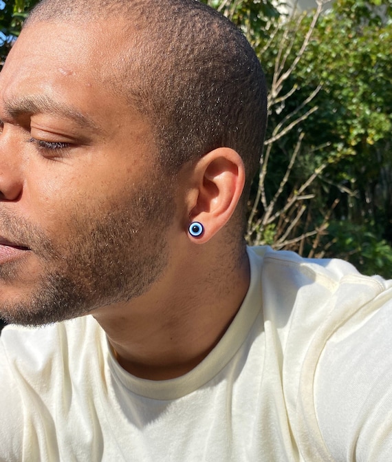 Greek evil eye best sale earrings