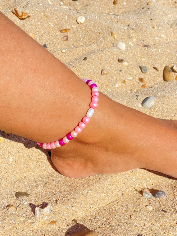 Breast cancer anklet deals