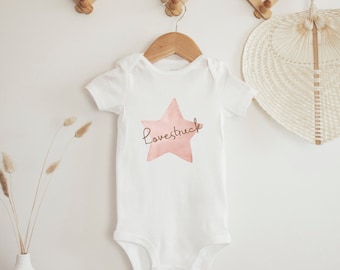 Lovestruck Onesie/Star Baby Bodysuit/Baby Shower Gift