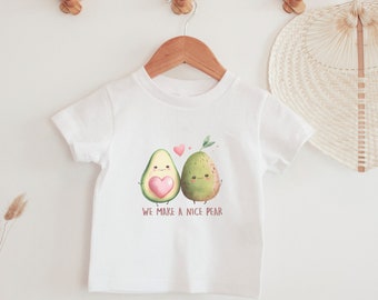 We Make a Nice Pear Shirt/ Toddler Valentine Tee/Kids Valentine Shirt
