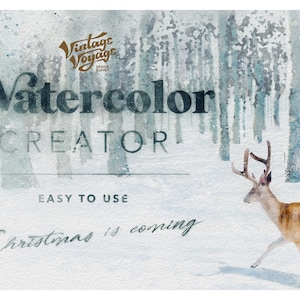 Aquarel Creator • Actie • Aquarel • Aquarel Effect • Splash effect • Photoshop aquarel • Aquarel Landschap