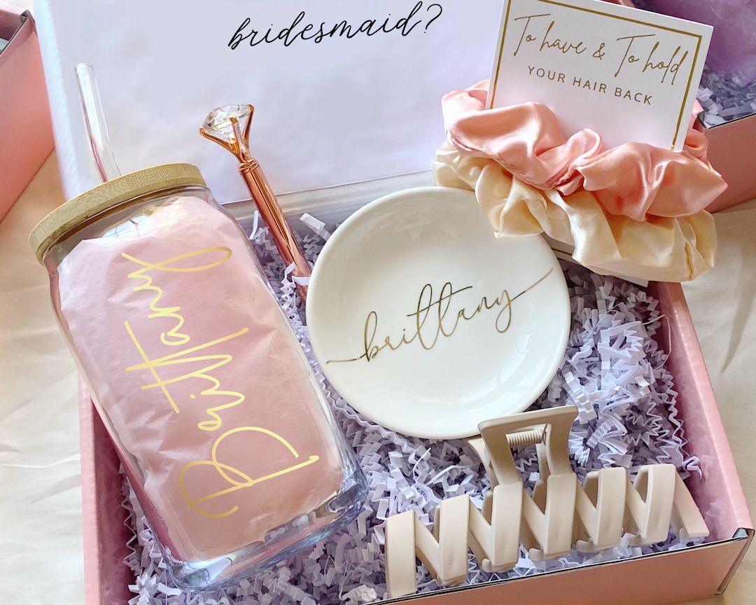 Bridesmaid Proposal Box, Personalized Will You Be My Bridesmaid Gift ...