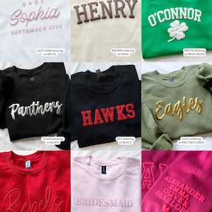 Personalized Mama Sweatshirt with Kid Names on Sleeve, Mothers Day Gift, Birthday Gift for Mom, New Mom Gift, Minimalist Cool Mom Sweater image 10