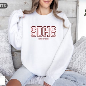 Salma Trendy Print Varsity Sweatshirt