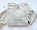 Personalized Future Mrs Sweatshirt, Engagement Gift, I Said Yes Sweater, Bridal Shower Gift, Bride To Be, Custom Fiancee Sweater